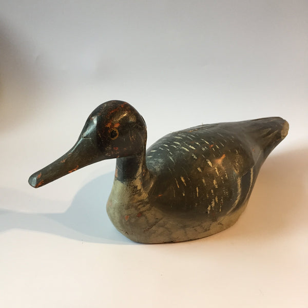 French Folk Art Decoy Duck Circa 1800s-Decorative Antiques-18th Century-Lowfields Barn Antiques