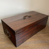 Georgian Mahogany Tea Caddy with Original Tea Canisters Inserts-Decorative Antiques-Georgian-Lowfields Barn Antiques