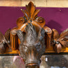 Large Pollard Oak Breakfront Sideboard with Carved Wild Boar-Antique Furniture > Sideboar-19th Century Victorian-Lowfields Barn Antiques