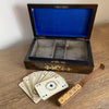 Luxury Walnut Playing Card Games Box - Circa 1860 - 90-Decorative Antiques-Victorian-Lowfields Barn Antiques