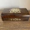 Luxury Walnut Playing Card Games Box - Circa 1860 - 90-Decorative Antiques-Victorian-Lowfields Barn Antiques