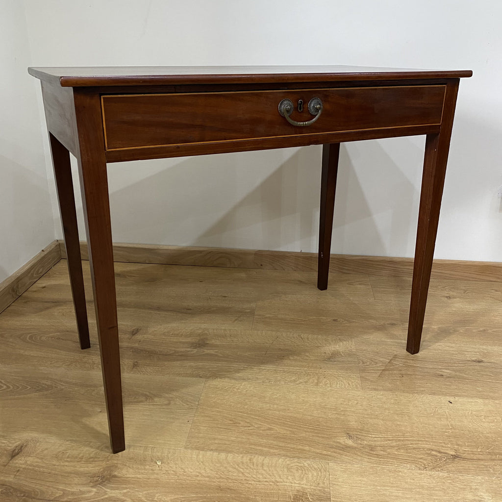 Mahogany Side Table George III-Antique Furniture > Tables-George III-Lowfields Barn Antiques