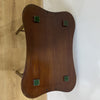 Mahogany Tray on Stand by Edmund Czajkowski and Son of Woodhall Spa-Antique Furniture > Tray on Stand-20th Century-Lowfields Barn Antiques