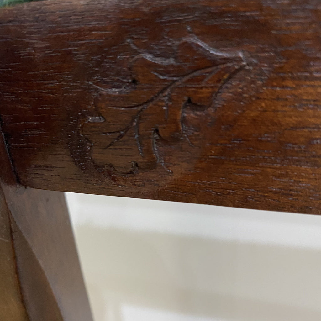 Mahogany Tray on Stand by Edmund Czajkowski and Son of Woodhall Spa-Antique Furniture > Tray on Stand-20th Century-Lowfields Barn Antiques