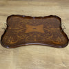 Mahogany Tray on Stand by Edmund Czajkowski and Son of Woodhall Spa-Antique Furniture > Tray on Stand-20th Century-Lowfields Barn Antiques