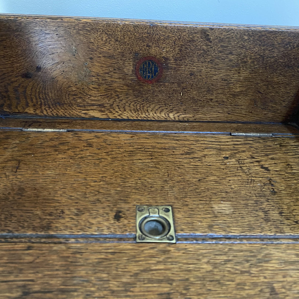 Oak BBC Radio and Accumulator Cabinet - Circa late 1920s-Antique Furniture > Cabinets-BBC-Lowfields Barn Antiques