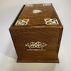 Oak Stationary Box - Late 19th Century-Decorative Antiques > Desk Organisers-Edwardian-Lowfields Barn Antiques