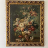 Oil on Canvas - Still Life Flowers - French School Late 19th Century-Antique Art > Painting-19th Century-Lowfields Barn Antiques