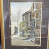 Original Watercolour Daffodil Terrace Edale Derbyshire by Rob Smith-Antique Art > Watercolour-20th Century-Lowfields Barn Antiques