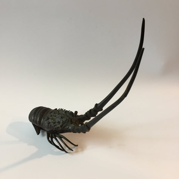 Pair of Japanese Bronze Crayfish - Meiji Period-Decorative Antiques > Bronze Figures-Meiji Period-Lowfields Barn Antiques