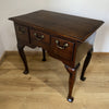 Superb Georgian Oak and Elm Lowboy - Side Table - Hall Table-Antique Furniture > Low Boy > Side Table-Georgian-Lowfields Barn Antiques