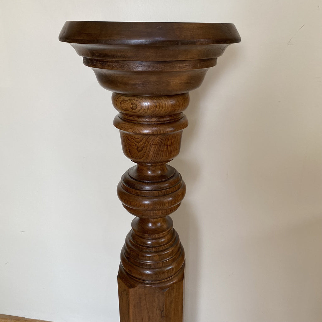 Superb Quality Victorian Walnut Pedestal Plant Stand - Torchere-Antique Furniture > Tourchere > Plant Stand-Victorian-Lowfields Barn Antiques