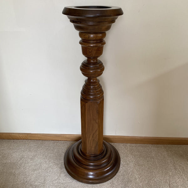 Superb Quality Victorian Walnut Pedestal Plant Stand - Torchere-Antique Furniture > Tourchere > Plant Stand-Victorian-Lowfields Barn Antiques