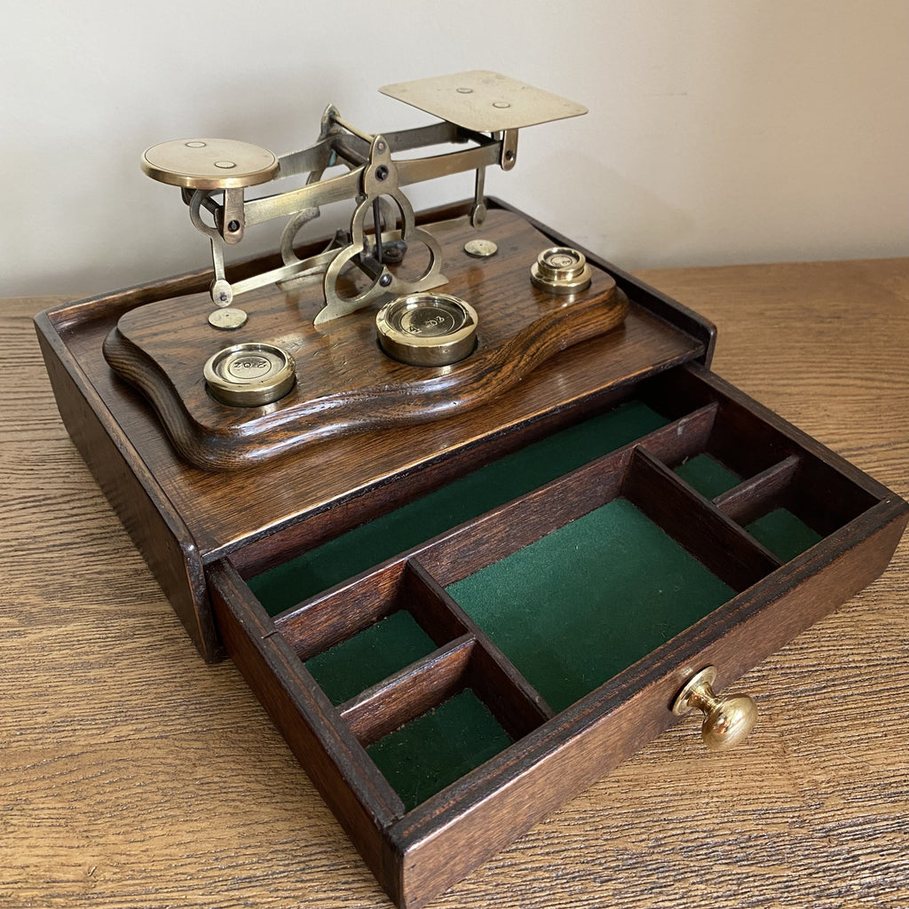 Superb Set of Victorian Postal Scales-Decorative Antiques-Victorian-Lowfields Barn Antiques