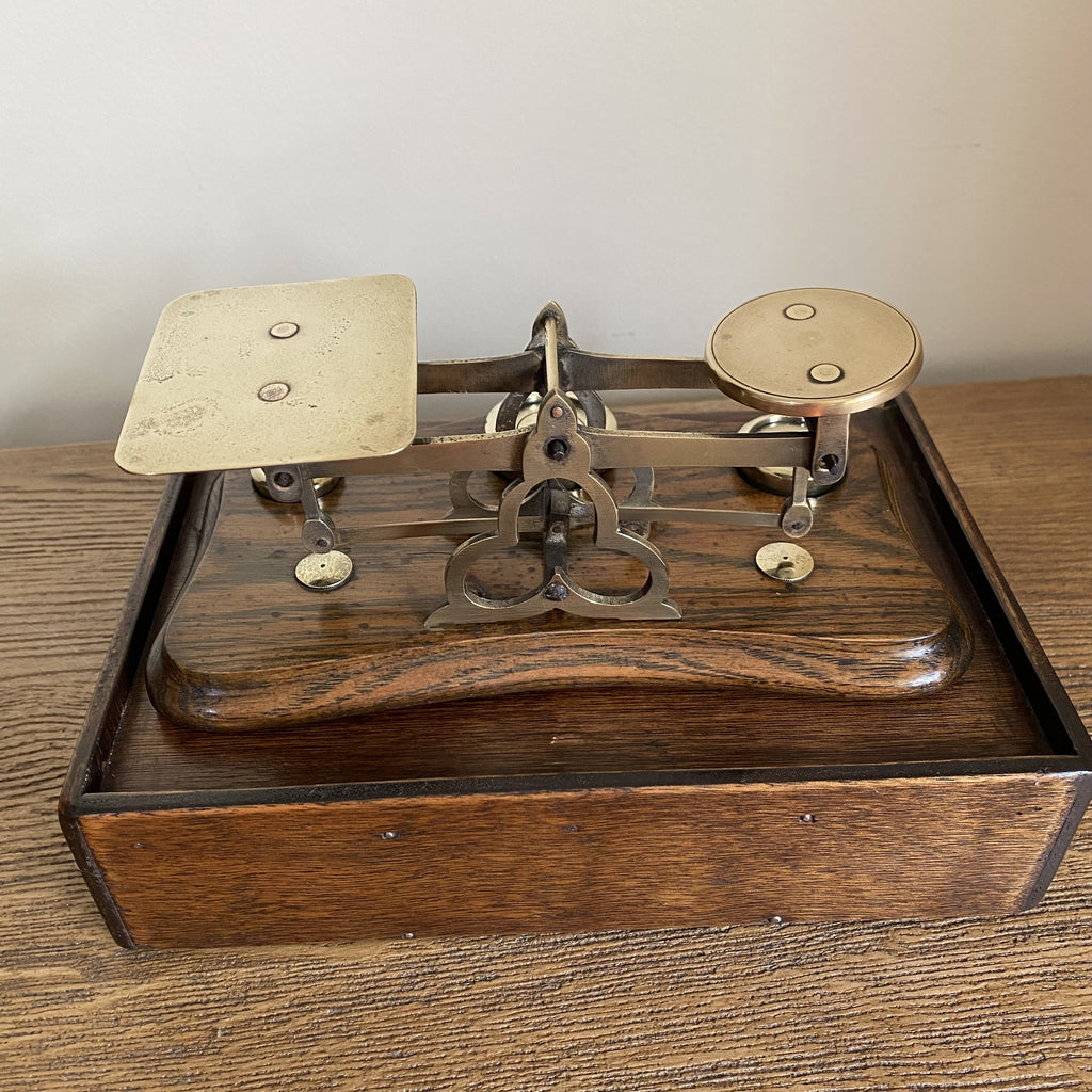 Superb Set of Victorian Postal Scales-Decorative Antiques-Victorian-Lowfields Barn Antiques