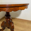 Victorian Burr Walnut and Inlaid Marquetry Breakfast Table-Antique Furniture > Table-19th Century Victorian-Lowfields Barn Antiques