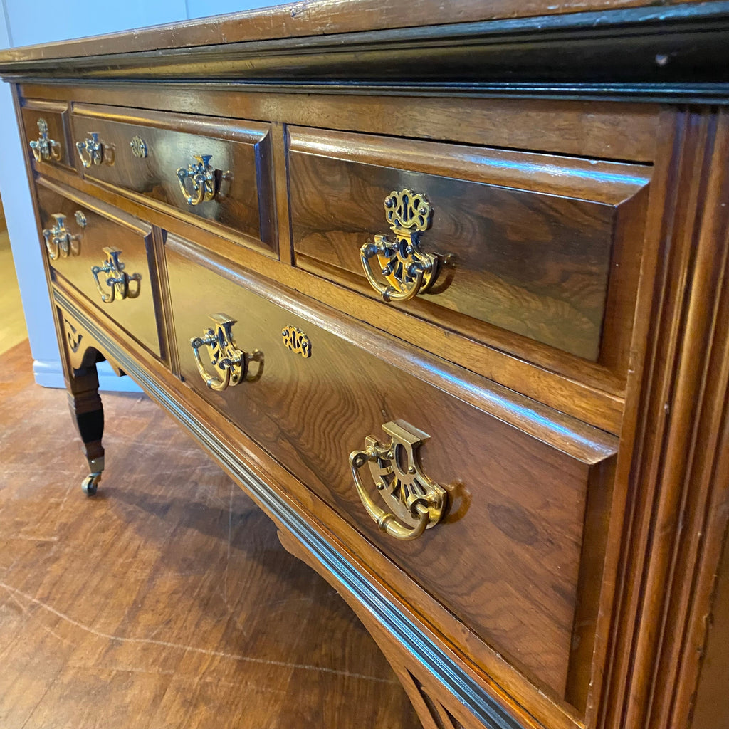 Victorian Dressing Table by James Lamb of Manchester - Fine Antique Furniture-Antique Fine Furniture > Dressing Table-James Lamb of Manchester-Lowfields Barn Antiques