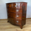Victorian Mahogany Bow Fronted Chest of Drawers-Antique Furniture > Chest of Drawer-Victorian-Lowfields Barn Antiques